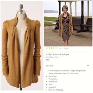 Mustard Wool Blend Cardi by Tokyo Map for Anthro